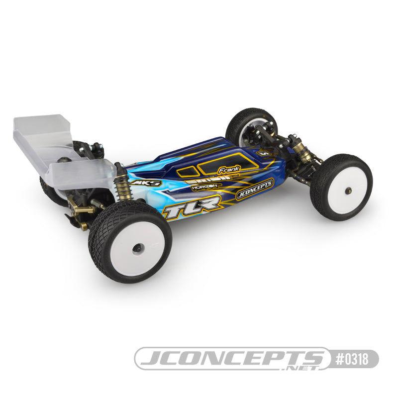 JConcepts S2 Clear Body w/Aero Wing: TLR 22 4.0 (Lightweight)