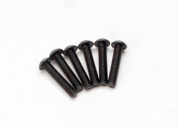 Traxxas Button Head Machine Screws: M4x20mm (6)