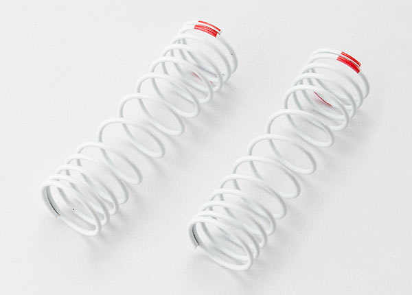 Traxxas Front Progressive Rate Big Bore Shock Springs: Red