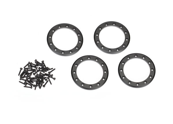 Traxxas 2.2” Aluminum Beadlock Rings: TRX-4 (Black)