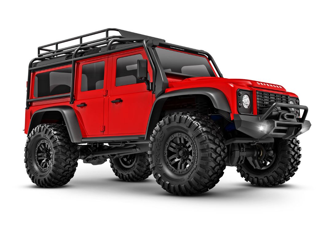 Traxxas TRX-4M Land Rover Defender: RTR (Red)