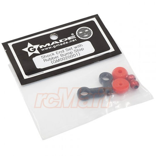 Gmade Shock End set with rubber bump stop