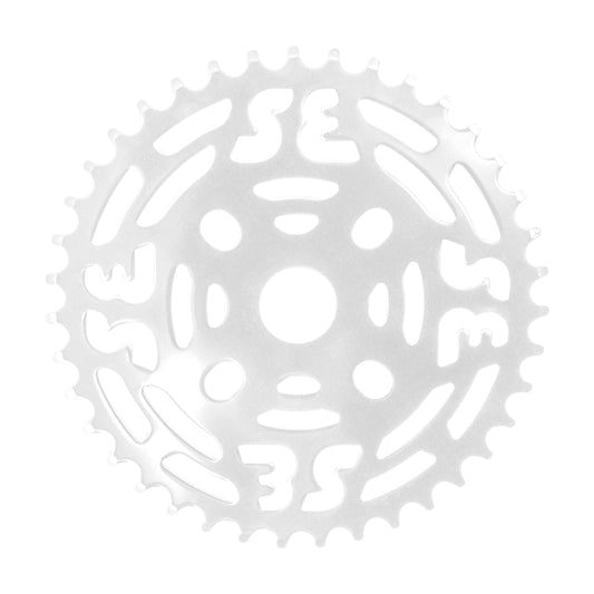 SE Bikes 1/8 Steel Chainring: 39T (White)