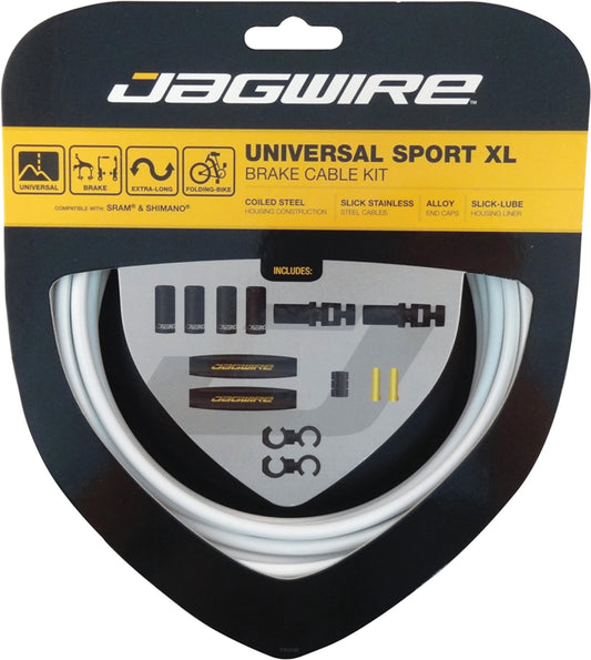 Jagwire Universal Sport XL Brake Cable Kit (White)