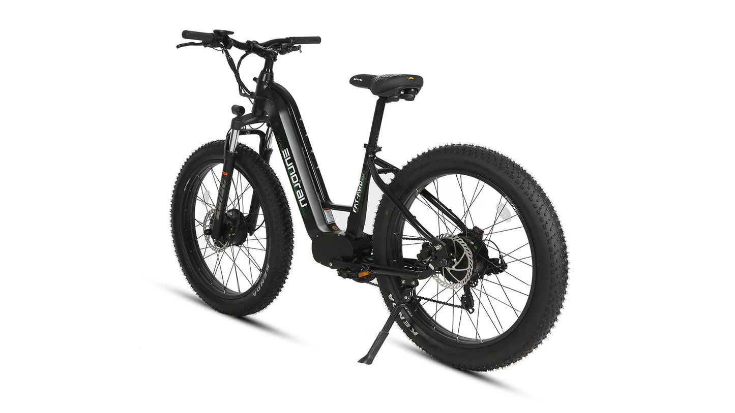 EUNORAU FAT-AWD 2.0 STEP THRU Electric Bike (Raven)