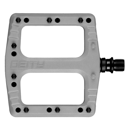 Deity Deftrap Platform Pedals Cr-Mo: 9/16” (Grey)