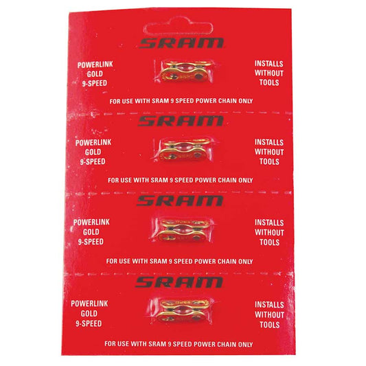 SRAM Powerlink Chain Connector 9 Speed (Gold)
