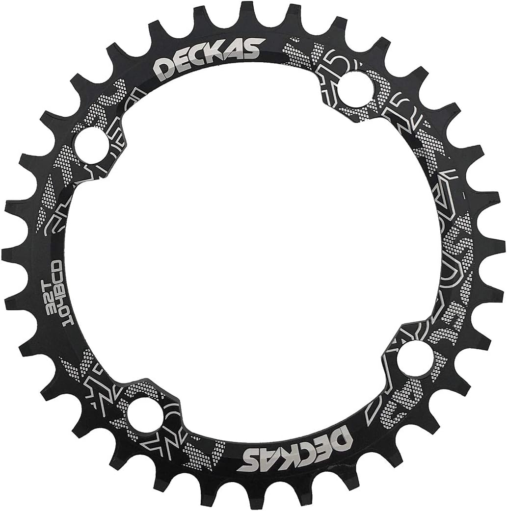 Alloy Chainring 4 bolt Narrow 34T Black