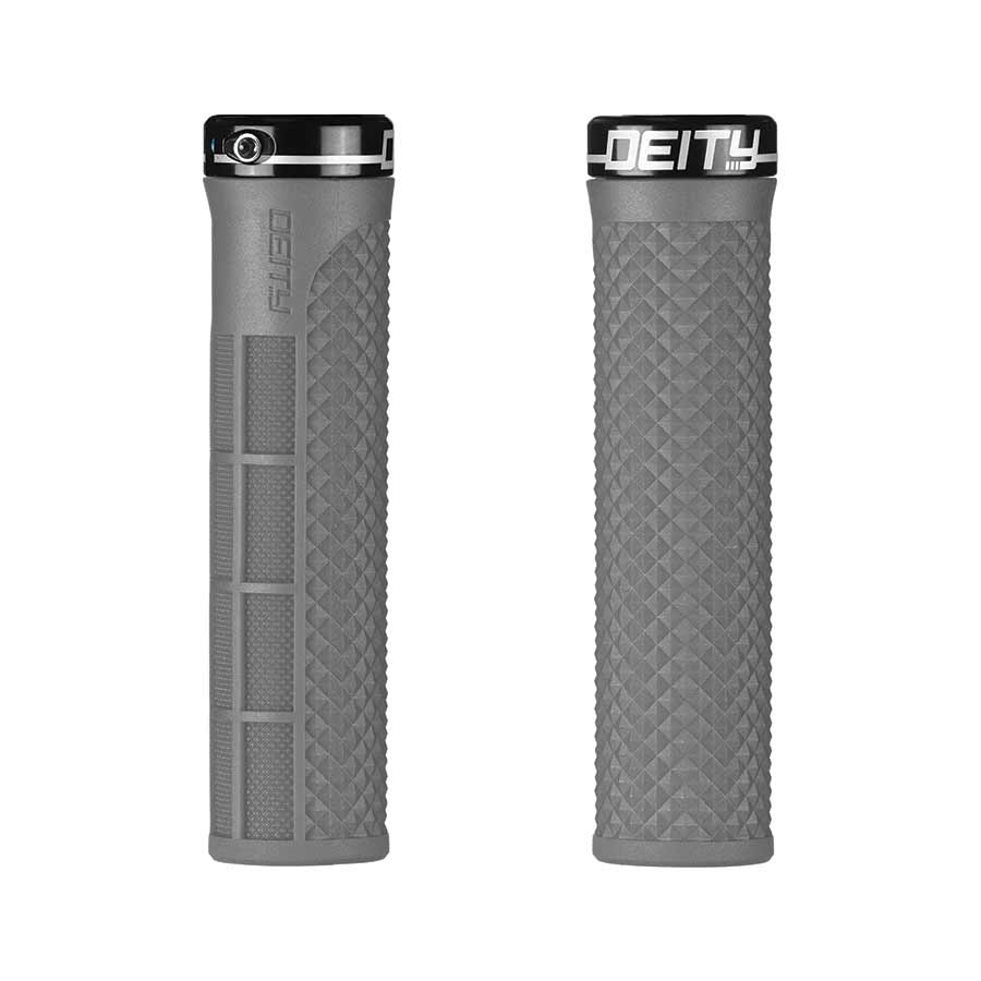 Deity LockJaw Lock-On Grips 132mm Stealth GREY