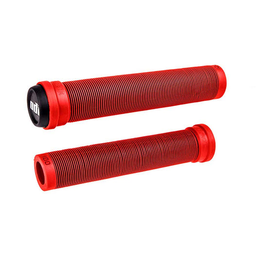 ODI Longneck SLX Grips 160mm Flangless: Bright Red