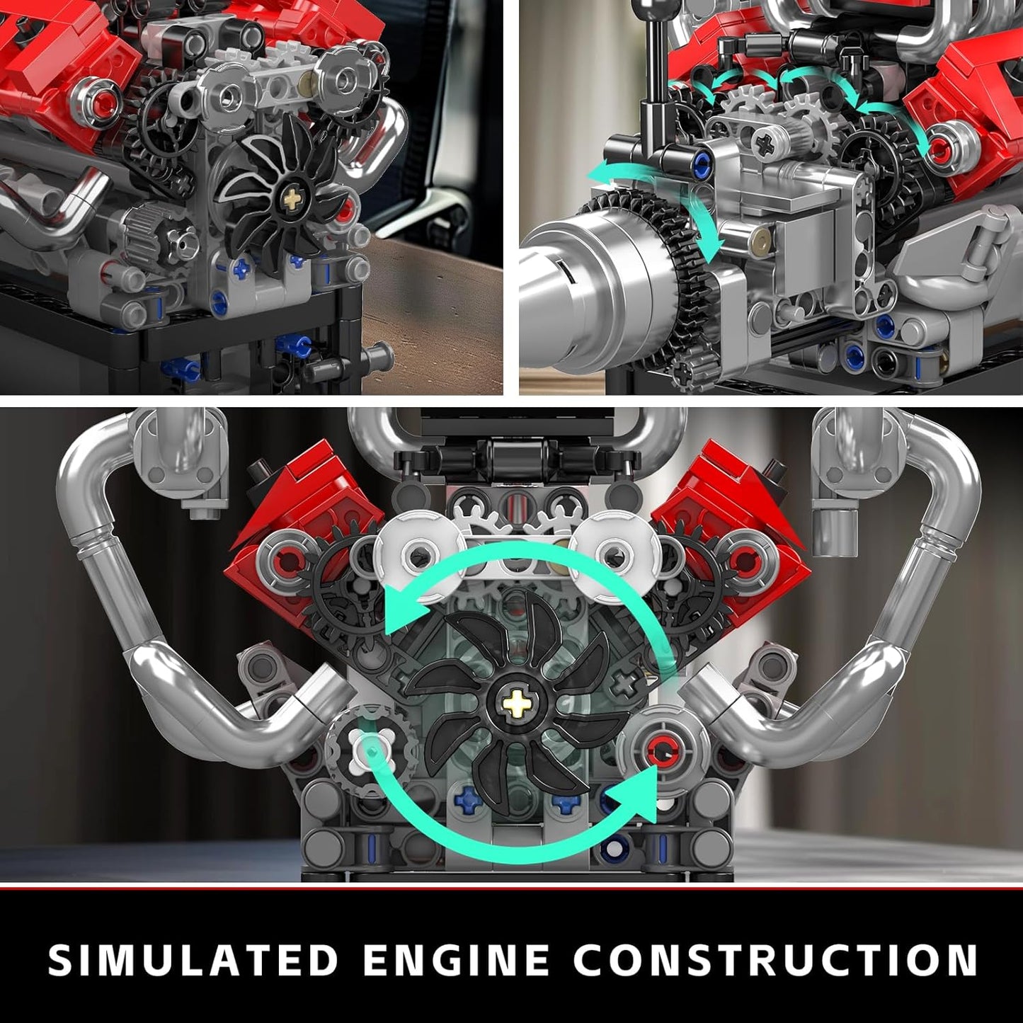 Mould King 10204 Build Your Own V8 Engine