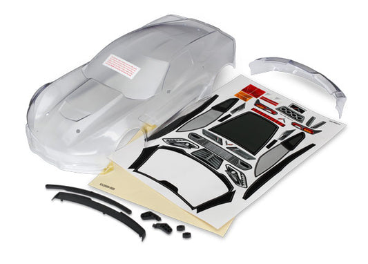 Traxxas Chevrolet Corvette ZO6 body, (Clear)