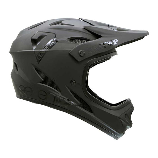 7iDP M1 Full Face Helmet Matt (Black/Gloss Black) XL 61 - 62cm