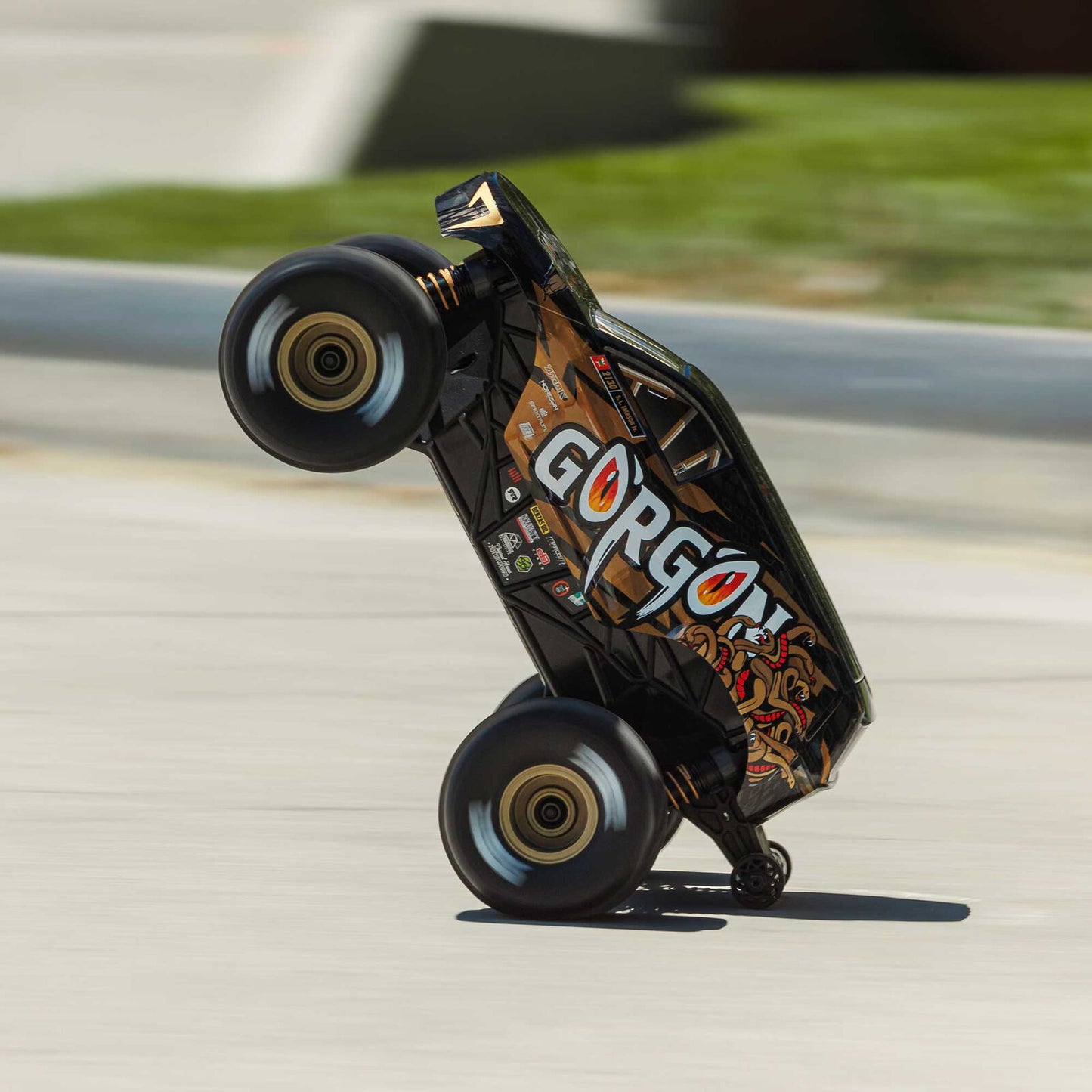 Arrma 1/16 Gorgon GROM Brushed Monster Truck: RTR (Bronze)