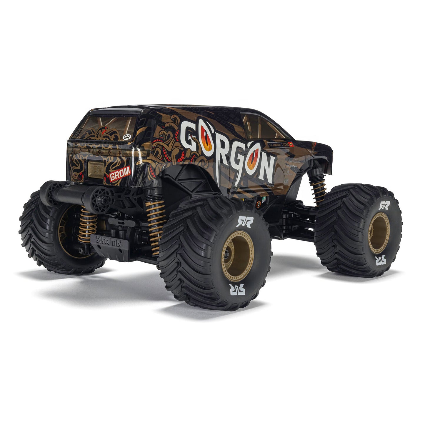 Arrma 1/16 Gorgon GROM Brushed Monster Truck: RTR (Bronze)