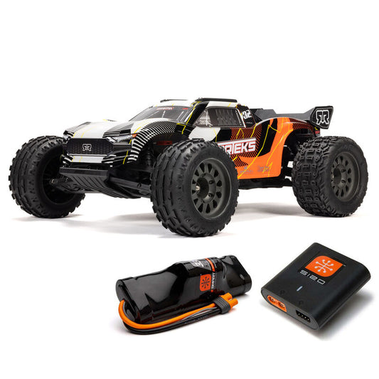 ARRMA VORTEKS MEGA 550 Brushed 2WD Stadium Truck w/Batt/Charger: RTR (ORANGE)