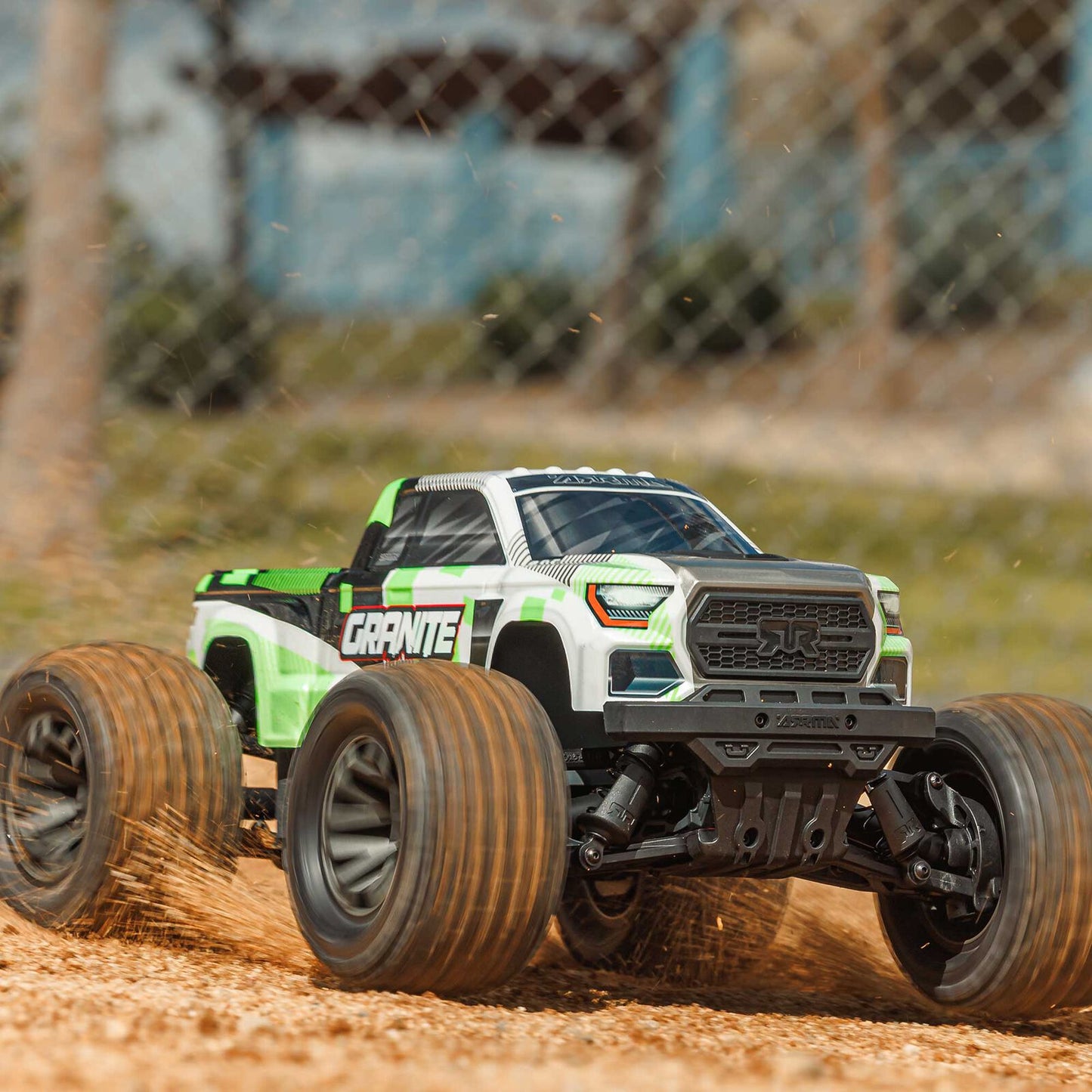 Arrma 1/10 Granite 4x4 665 Mega Brushed Monster Truck: RTR (Green)