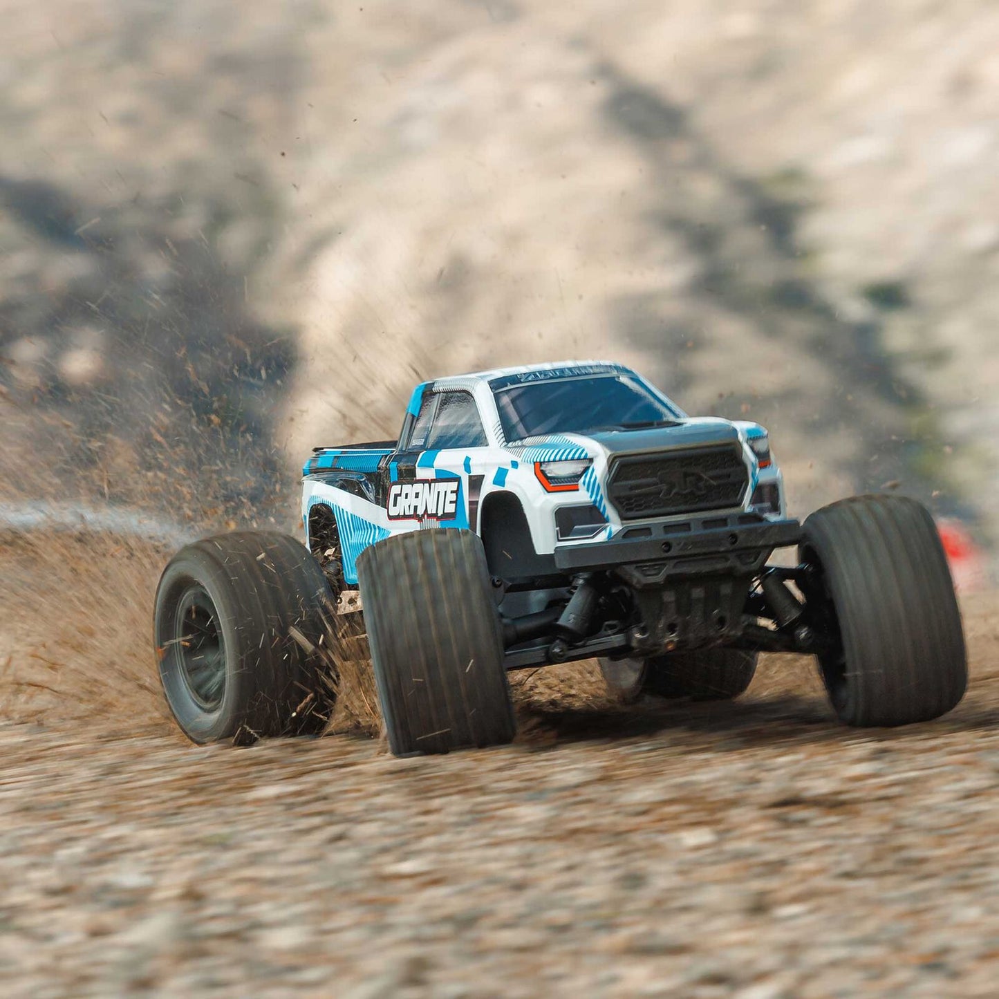 Arrma 1/10 GRANITE 4x4 665 Mega Brushed Monster Truck: RTR (Blue)