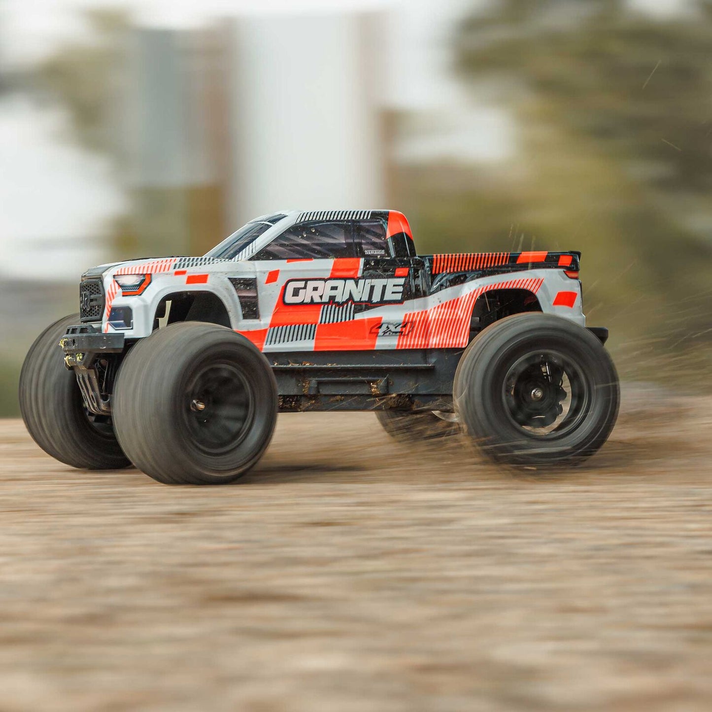 Arrma 1/10 Granite 4x4 665 Mega Brushed Monster Truck: RTR (Orange)