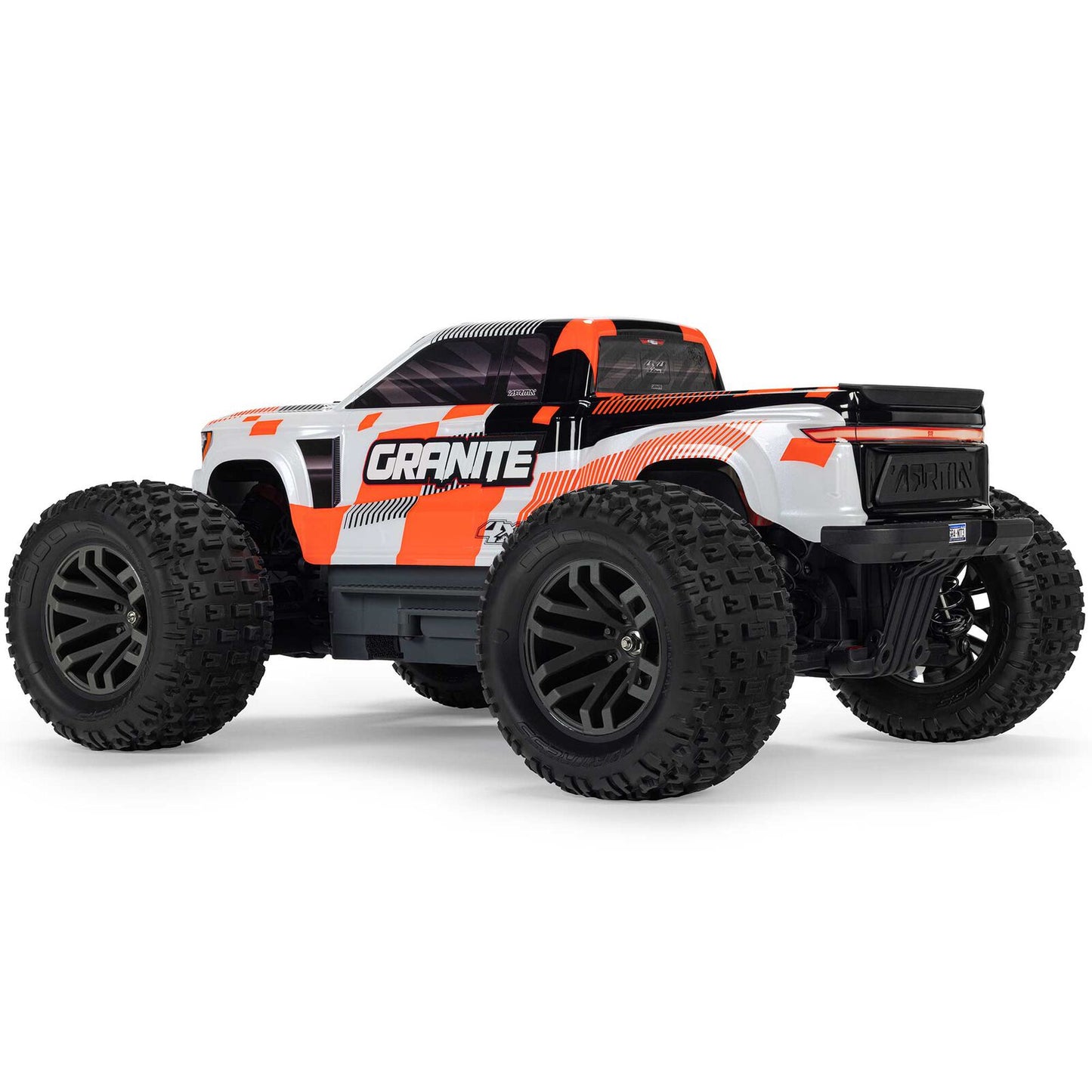 Arrma 1/10 Granite 4x4 665 Mega Brushed Monster Truck: RTR (Orange)