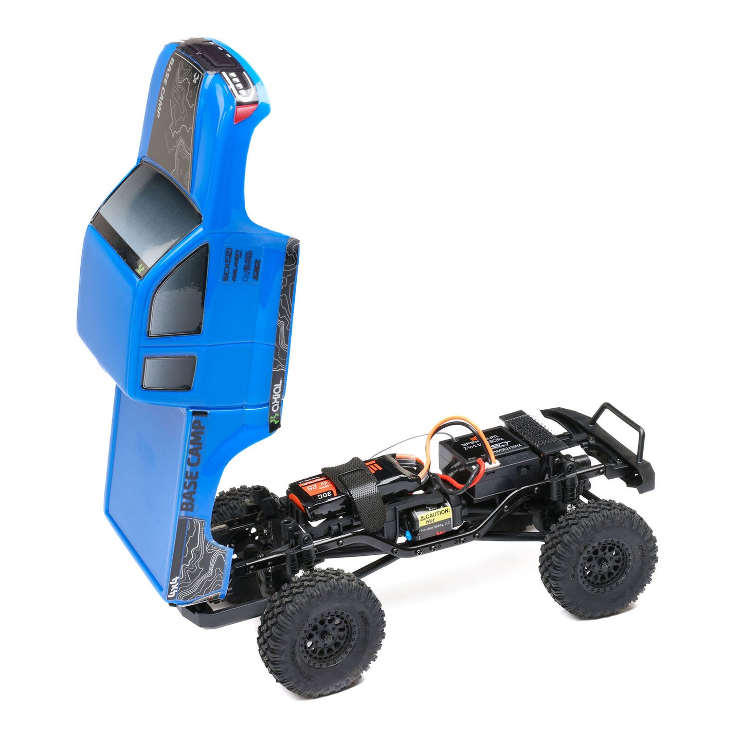 Axial SCX24 Base Camp 4WD RTR Micro Crawler: Blue