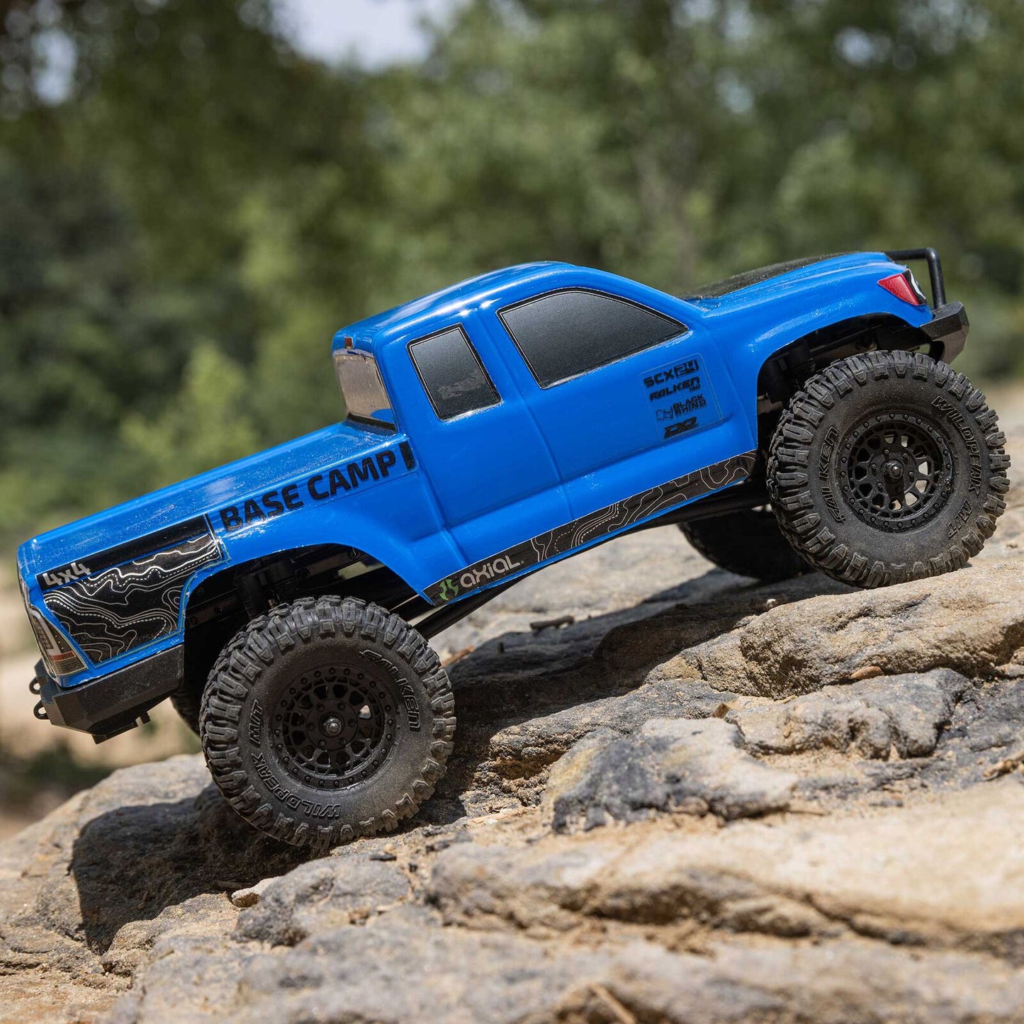 Axial SCX24 Base Camp 4WD RTR Micro Crawler: Blue