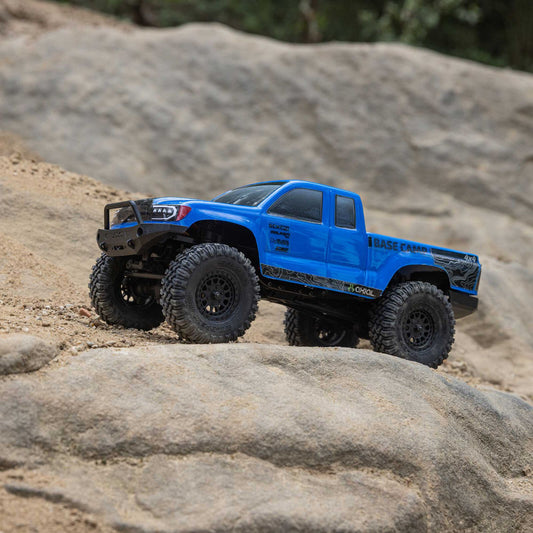Axial SCX24 Base Camp 4WD RTR Micro Crawler: Blue
