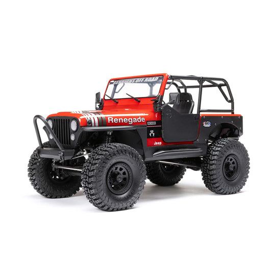 Axial SCX10III 1/10 Jeep CJ-7 4WD Brushed Crawler V2: RTR (Red)