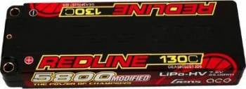 Gens Ace Redline 2.0 5800mah 2S 7.6V 130C: 5mm Bullet