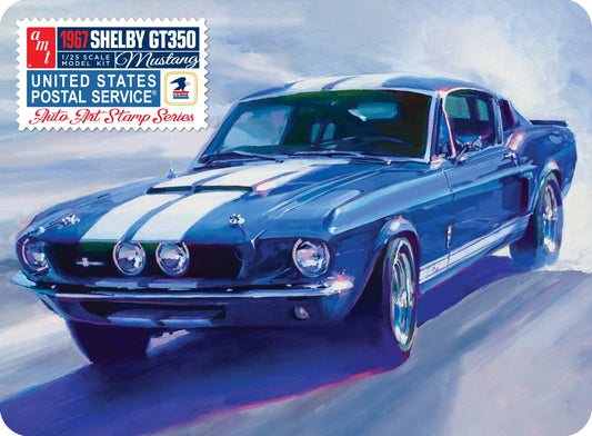 AMT 1/25 1967 Shelby Mustang GT-350 Stamp Series Model Kit