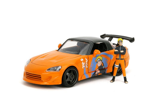 Jada 1/24 2001 Honda S2000 w/Naruto Figure