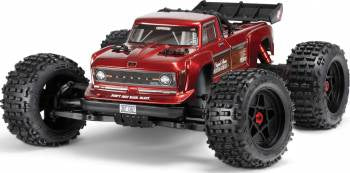 Arrma Outcast 4x4 BLX 4S Stunt Truck: Red