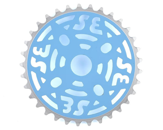 SE Bikes 1/8 Chainring: 33T (Blue/Silver)