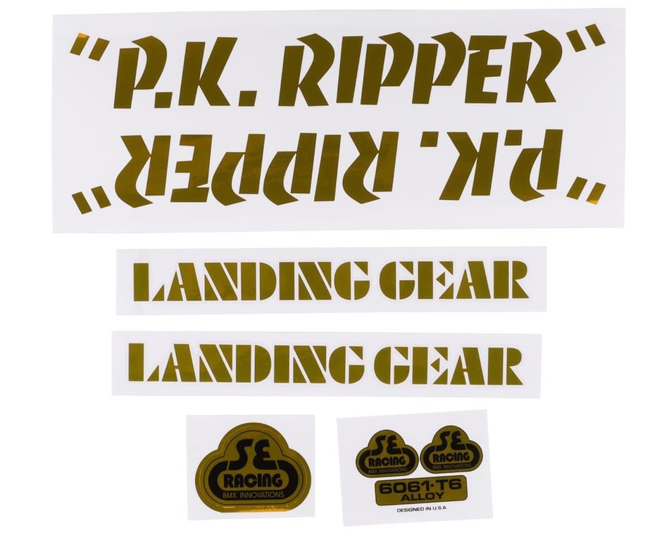 SE Bikes Decal Set: PK Ripper (Gold)