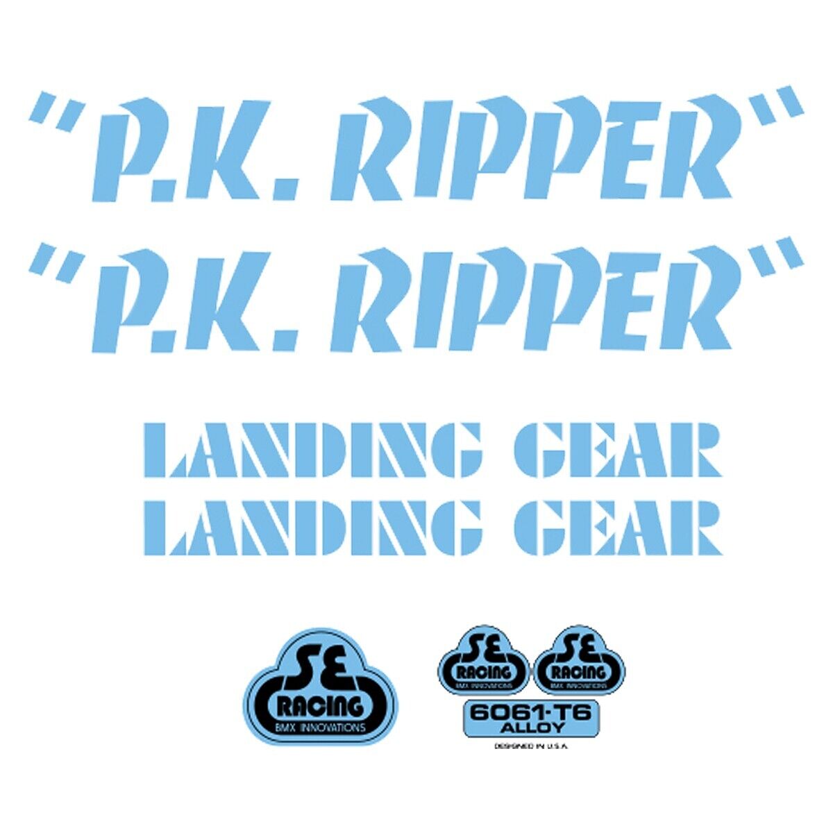 SE Bikes Decals Set: PK Ripper (Blue)
