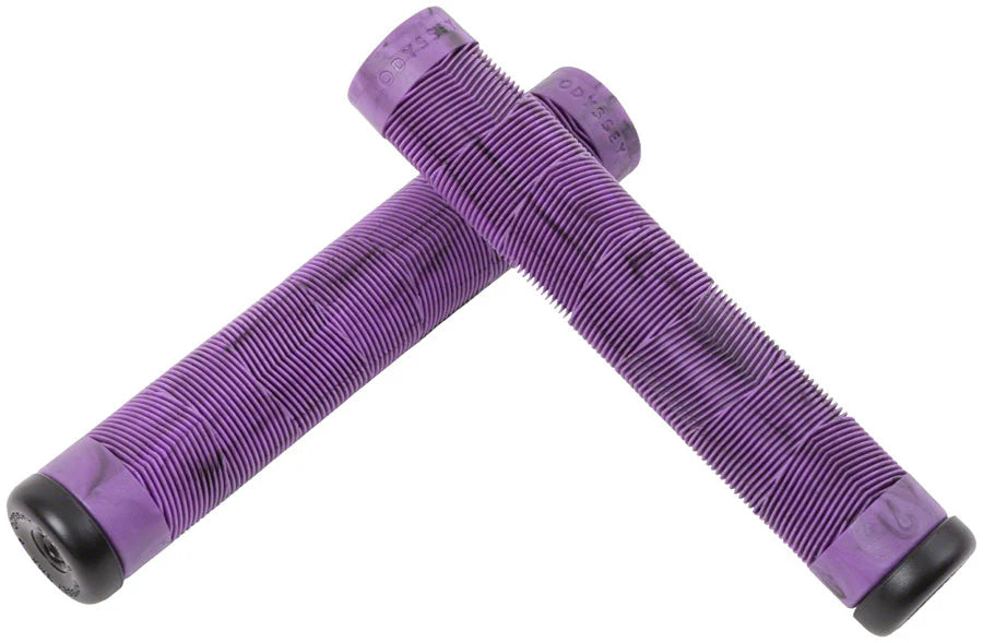 Odyssey Travis Flangless Grips: 165mm (Black/Purple Swirl)