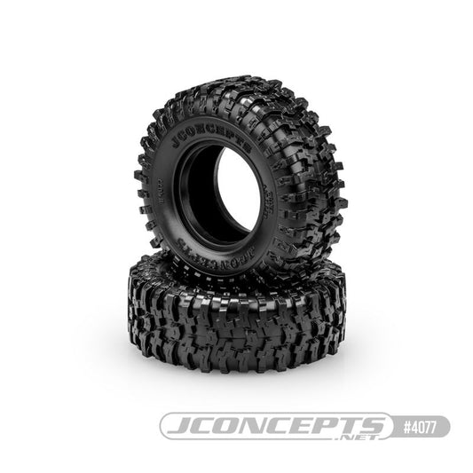 JConcepts Tusk 1.9” Scale Tires: Super Soft: 4.19” OD (Green Compound)