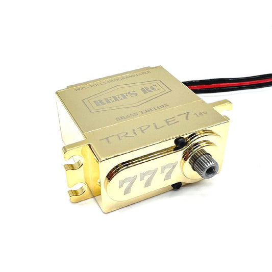 Reefs RC Triple 7 Brass Edition Direct Power High Torque Brushless Servo