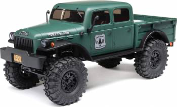 Axial SCX24 1940 4-Door 4WD Dodge Power Wagon RTR: Park Green