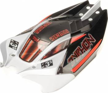 Arrma Typhon GROM Body: Silver/Black