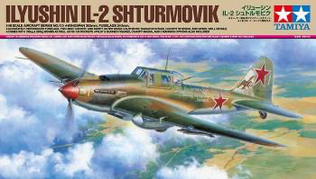 Tamiya 1/48 Ilyushin IL-2 Shturmovik Aircraft Model Kit