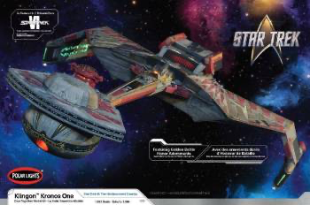 Polar Lights 1/350 Star Trek VI Klingon Kronos One Model Kit
