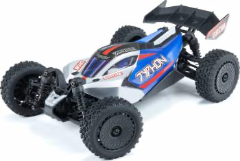 Arrma Typhon GROM 4x4 380 Brushed Buggy RTR: Blue