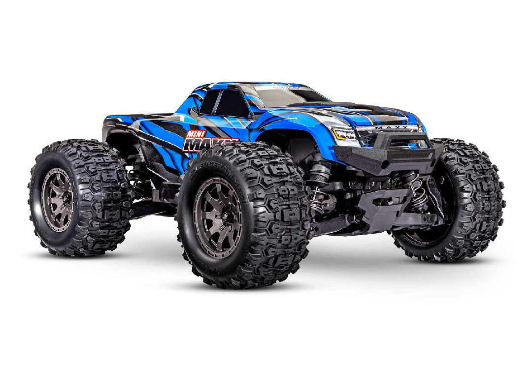 Traxxas Mini MAXX 1/16 BL-2S 4WD RTR Monster Truck w/USB-C: Blue