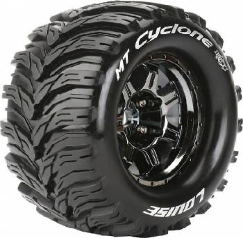 Louise RC 3.8” Cyclone MT 1/8: Chrome 1/2 Offset (17mm)