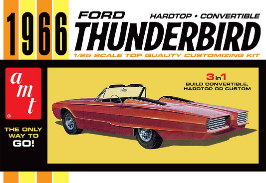 AMT 1/25 1966 Ford Thunderbird 3n1 Customizing Model Kit