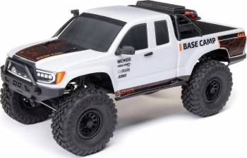 Axial 1/10 SCX10III Base Camp 4WD Rock Crawler: RTR (White)