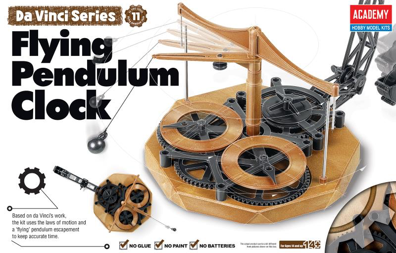 Academy Models Da Vinci Series Flying Pendulum Clock