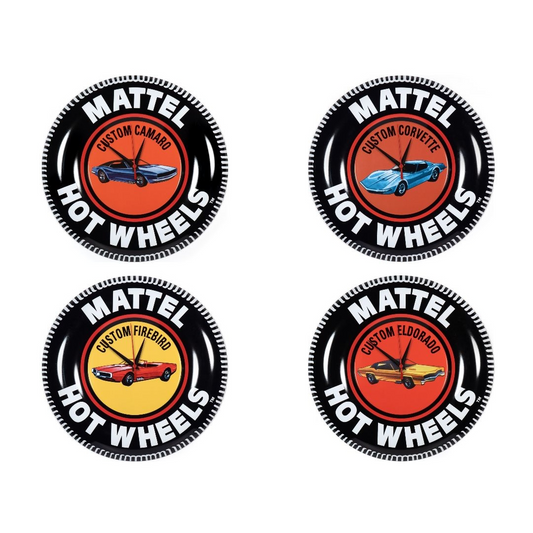 Auto World Hot Wheels Redline Tin Collector Clocks: Assorted