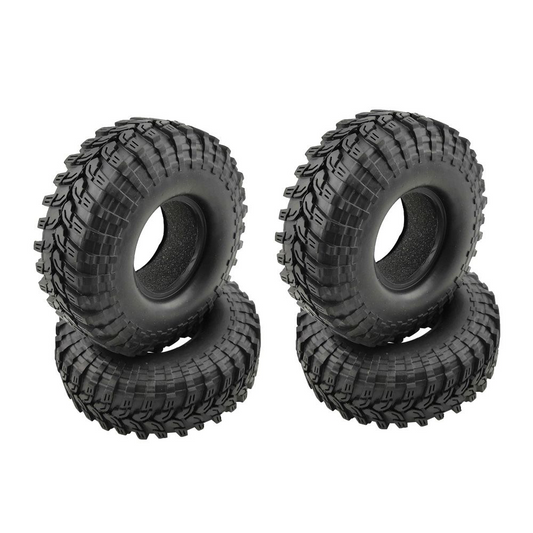 Hobby Details 1.9” Crawler Tires w/Foams: 4.45x1.77” (Style D)